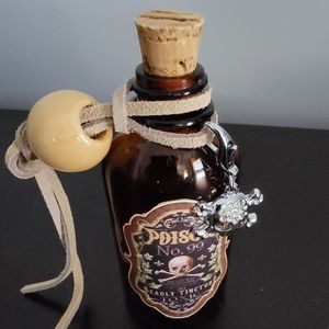 Antique Altered Bottle Halloween Potion Spells Poison
